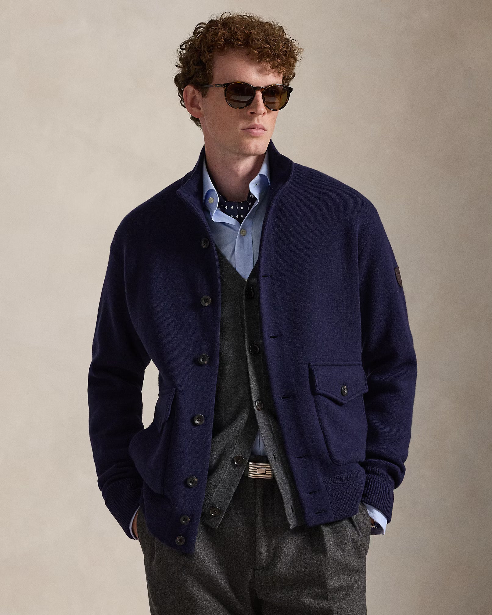 Chaleco de mezcla de lana