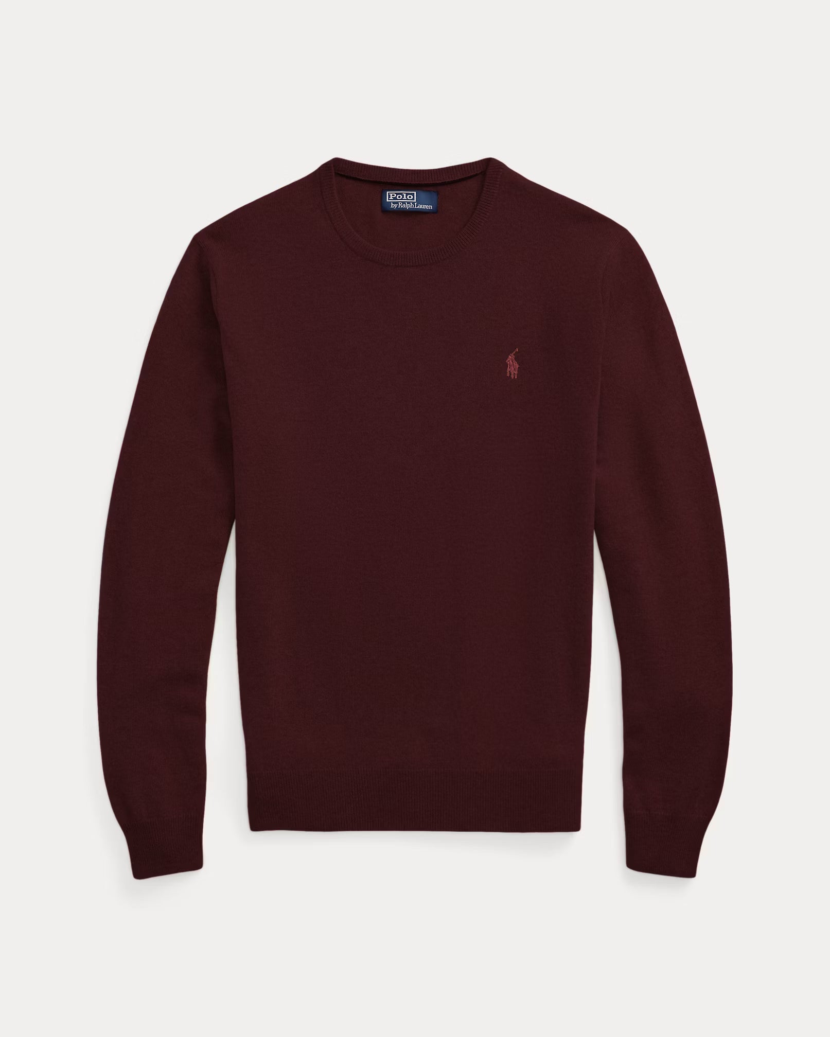 Jersey de lana con cuello redondo